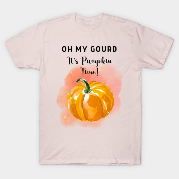 Oh my gourd, It's pumpkin time! T-Shirt by Sura